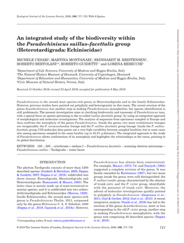 An Integrated Study of the Biodiversity Within the Pseudechiniscus Suillus–Facettalis Group (Heterotardigrada: Echiniscidae)