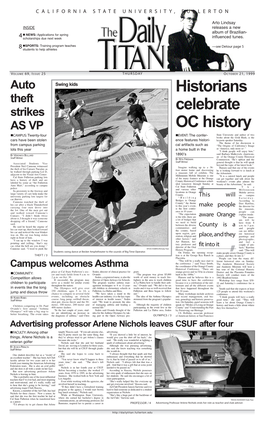 Historians Celebrate OC History