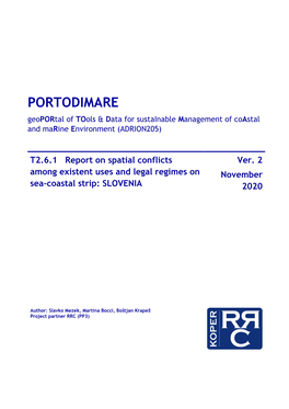 T2.6.1 Report on Spatial Conflicts Among Existent