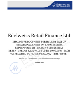 Edelweiss Retail Finance