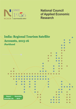 Regional Tourism Satellite Account Jharkhand 2015-16