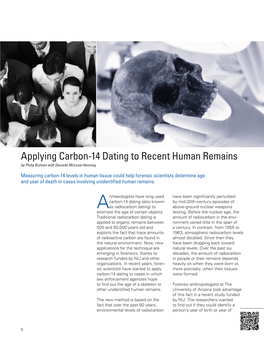 Applying Carbon-14 Dating to Recent Human Remains by Philip Bulman with Danielle Mcleod-Henning