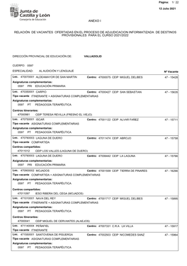 AIDPROPRI 2021 Vacantes Maestros VALLADOLID