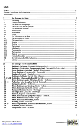 Schaufenster Der Erdgeschichte 7 Anmerkungen 7 I Die Geologie Der