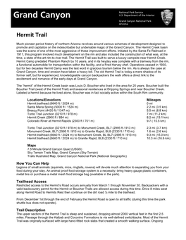 Hermit Trail