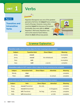 UNIT Grammar Explanation