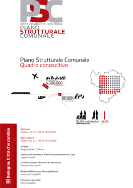 Piano Strutturale Comunale Quadro Conoscitivo Quadro Conoscitivo Quadro