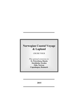 Norwegian Coastal Voyage & Lapland