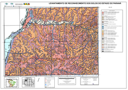 Levantamento De Reconhecimento Dos Solos Do Estado Do Paraná