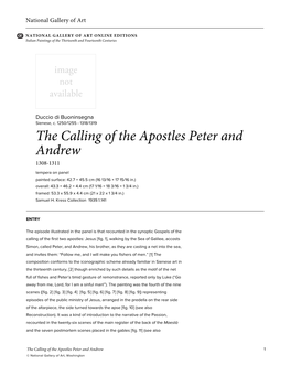 The Calling of the Apostles Peter and Andrew