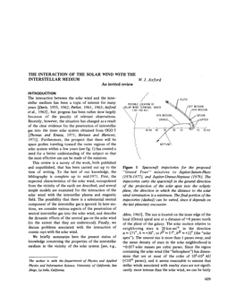 The Interaction of the Solar Wind with the Interstellar Medium W