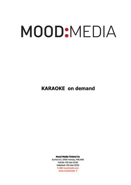 KARAOKE on Demand