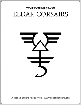 Warhammer 40,000 Eldar Corsairs