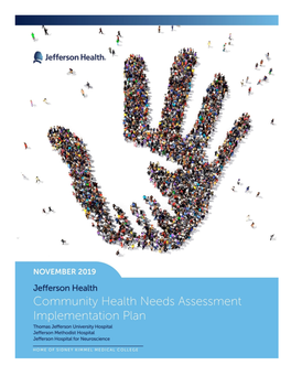Community Health Needs Assessment Implementation Plan