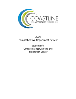 2016 Comprehensive Department Review
