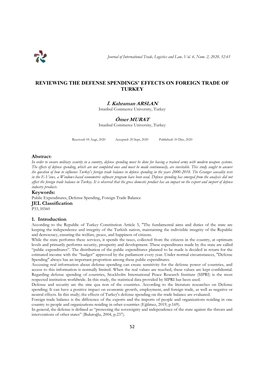 Reviewing the Defense Spendings' Effects On