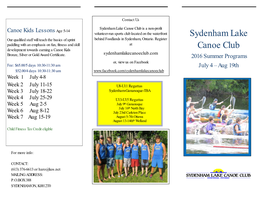 Sydenham Lake Canoe Club