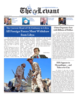 All Foreign Forces Must Withdraw from Libya