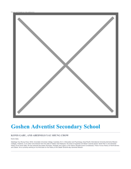 Goshen Adventist Secondary School