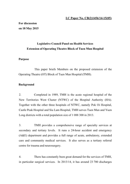 LC Paper No. CB(2)1456/14-15(05) for Discussion on 18 May 2015