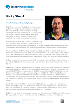 Ricky Stuart