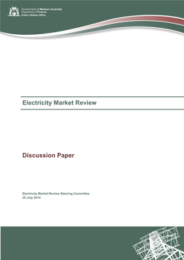 Electricity Market Review Discussion Paper