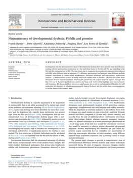 Neuroanatomy of Developmental Dyslexia: Pitfalls and Promise