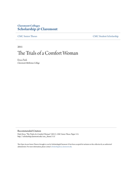 The Trials of a Comfort Woman