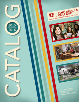 Porterville College Catalog