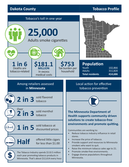 Dakota County Tobacco Profile