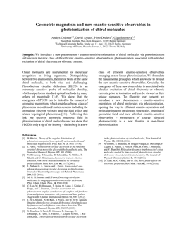 Geometric Magnetism and New Enantio-Sensitive Observables in Photoionization of Chiral Molecules