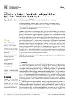 A Review on Bacterial Contribution to Lignocellulose Breakdown Into Useful Bio-Products