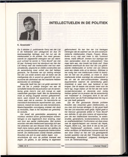 Intellectuelen in De Politiek