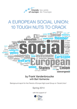 A European Social Union: 10 Tough Nuts to Crack
