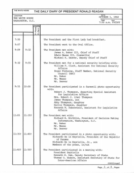 Em 1, 1982 WJ\SHINGTQ\L , D