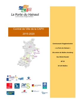 Contrat De Ville De La CAPH 2015-2020