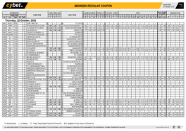 Midweek Regular Coupon 21/10/2020 10:27 1 / 4