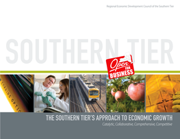 The Southern Tier's Approach to Economic Growth