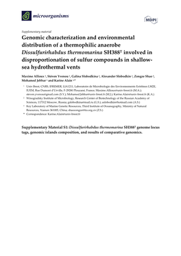 Genomic Characterization and Environmental Distribution of A