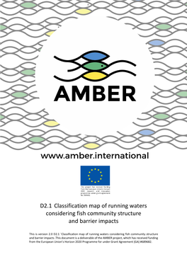 D2.1 Classification Map of Running Waters Considering Fish Community