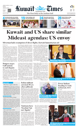 Kuwaittimes 14-1-2019.Qxp Layout 1