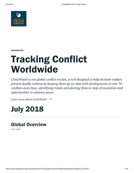 Tracking Conflict Worldwide