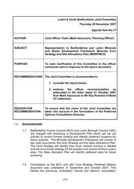 Luton & South Bedfordshire Joint Committee