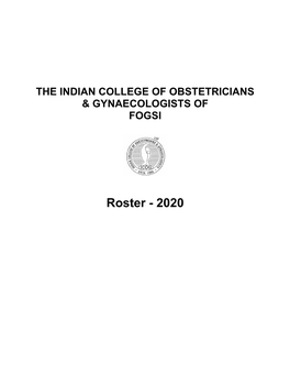 The Indian College of Obstetricians & Gynaecologists of Fogsi