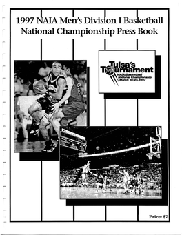 1997 NAIA Men's Division I Basketball National Championship Press Book R