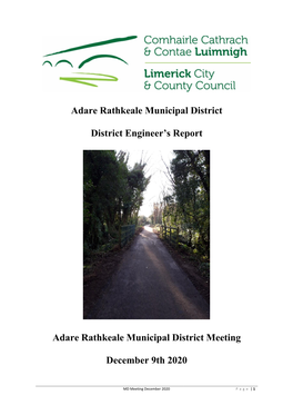 Adare Rathkeale Municipal District District Engineer's