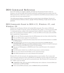 DOS Command Reference 87