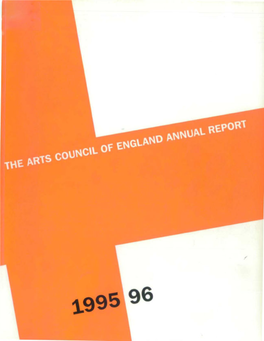 Arts Council of England Lottery Distribution Account S 1 April 1995-31 March 199 6