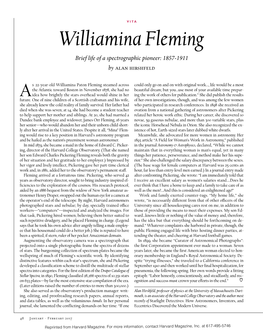 Williamina Fleming