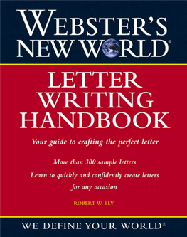 Letter Writing Handbook